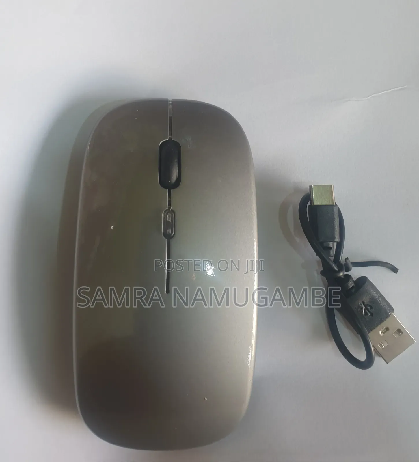 Silver Grey Charging Mouse