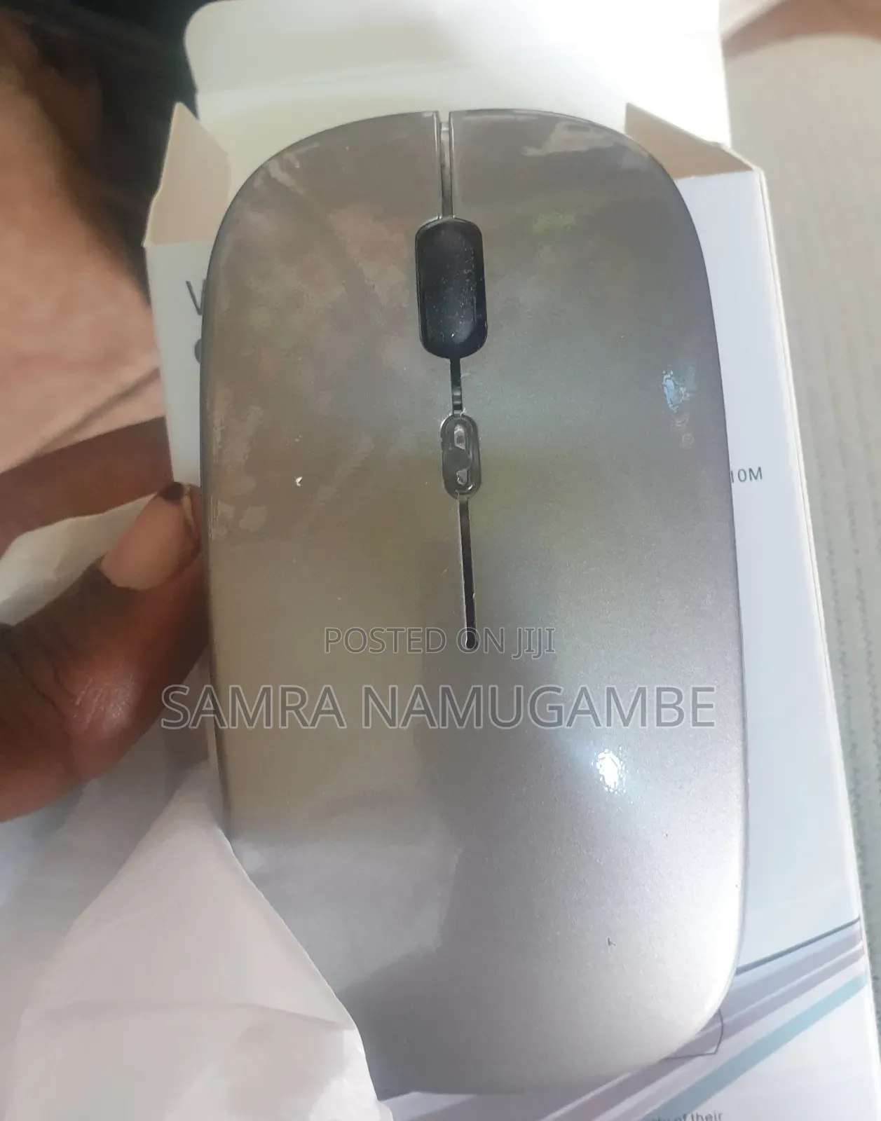 Silver Grey Charging Mouse