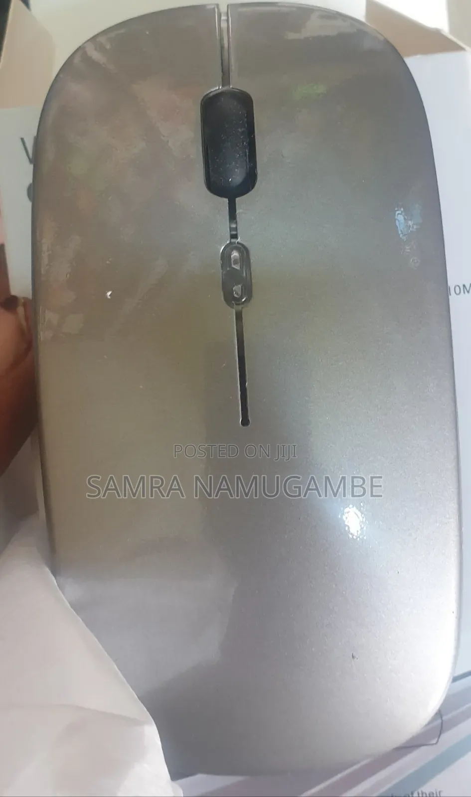 Silver Grey Charging Mouse