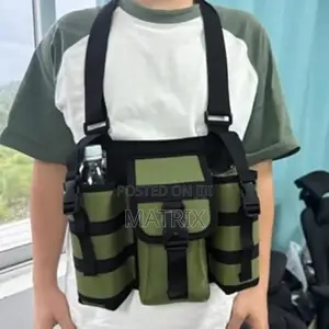 Chest Bag With Water Bottle Holder Sport For Climbing Camping