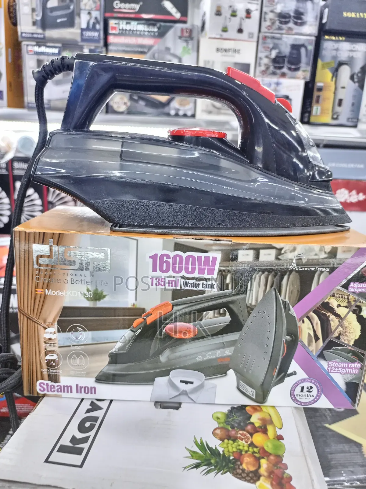 DSP Kd1130 Steam Iron.