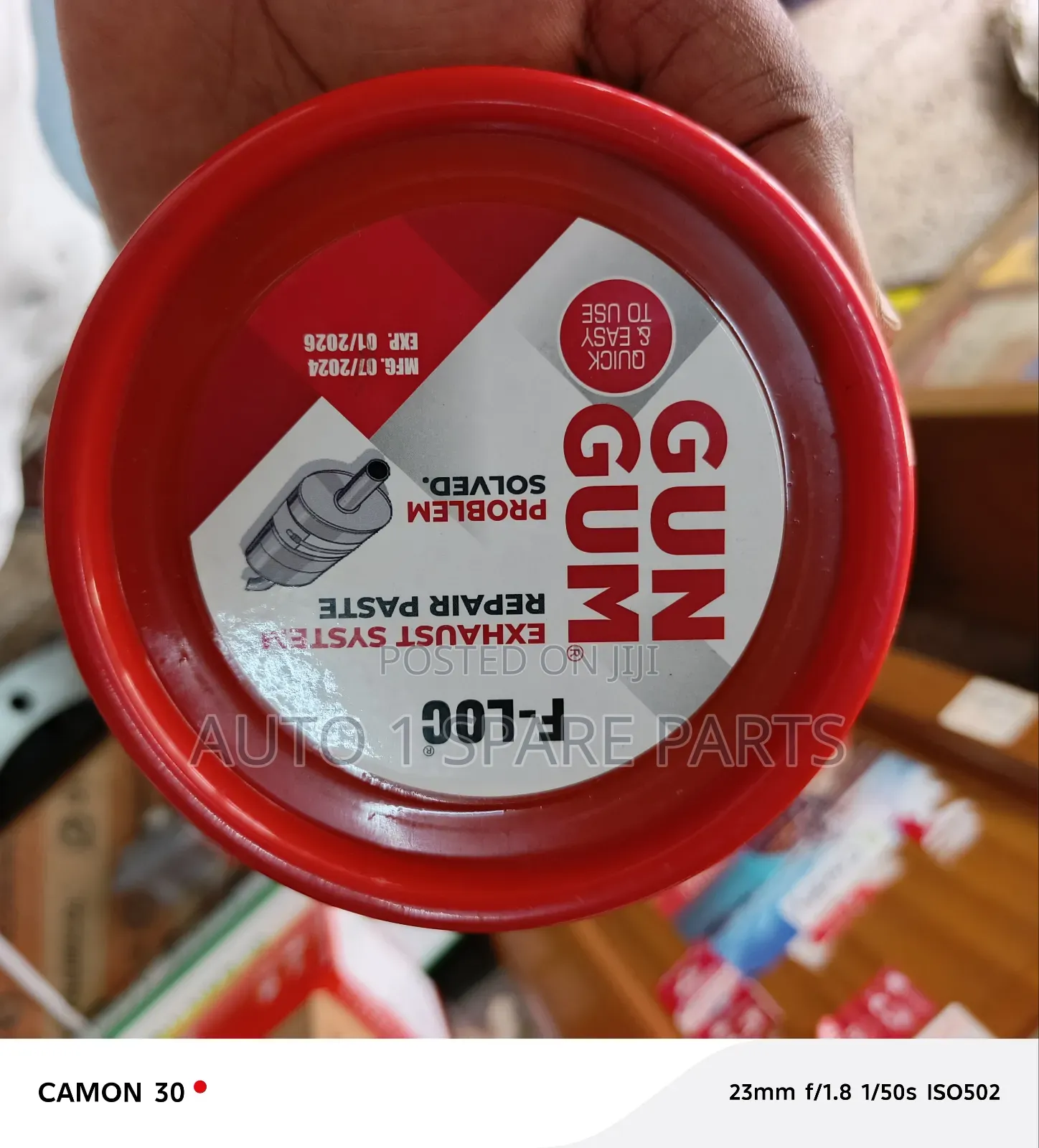 Gun Gum Exhaust Repair