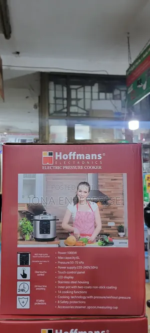 Hoffman Electric Pressure Cooker 6l With Steamer