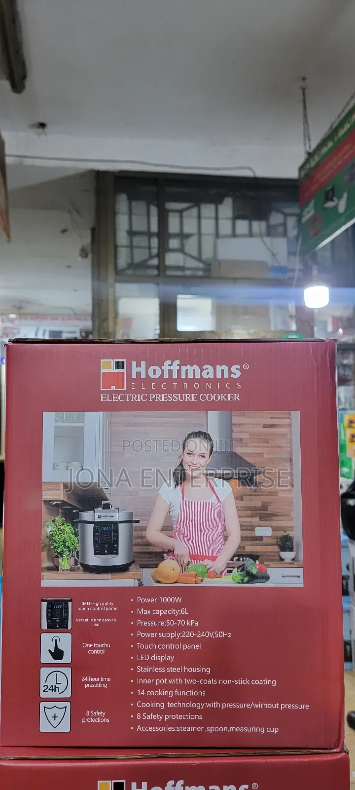 Hoffman Electric Pressure Cooker 6l With Steamer