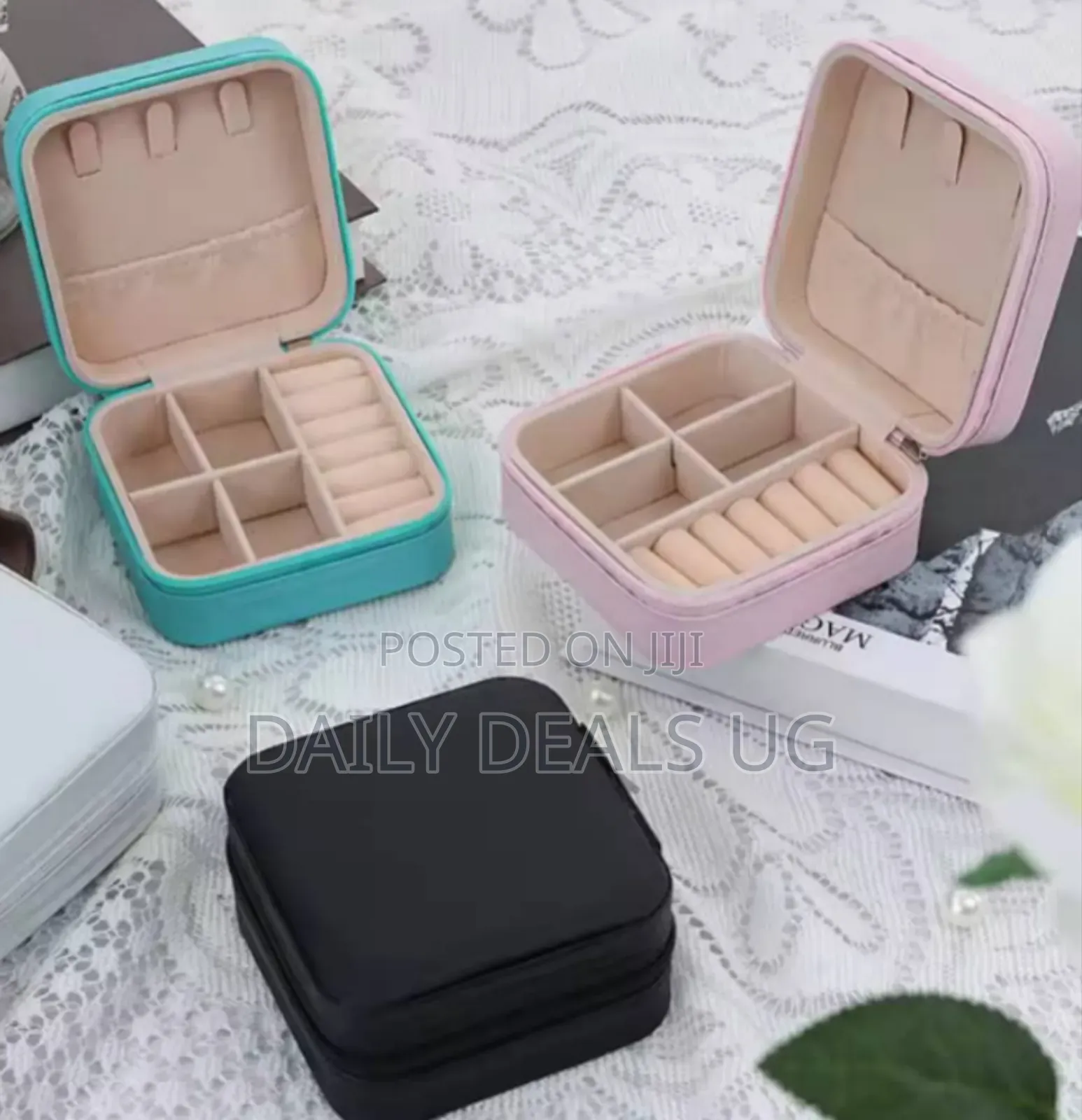 Portable Mini Jewelry Storage Box