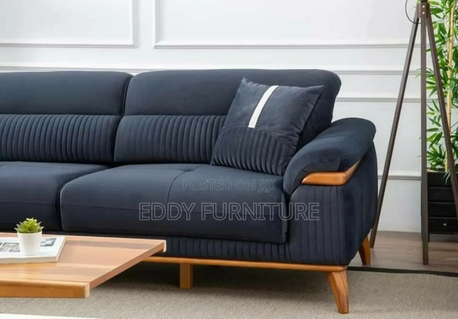 Panel Sofa and Wooden Ham