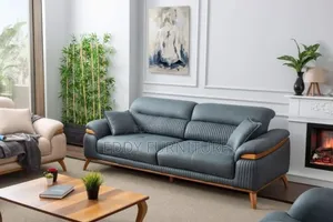 Panel Sofa and Wooden Ham