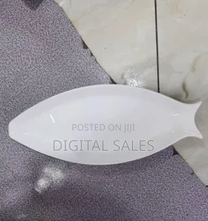 Small Size Fish Plate White