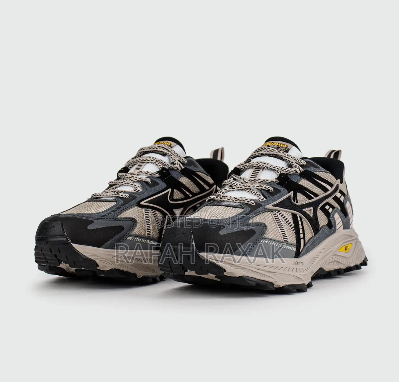 Original Men’S Mizuno Racer Trail Beige Grey Sneakers