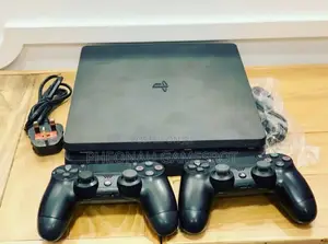 Playstation 4 Slim, Ps4 Slim Package: Console, 2 Controllers, 15 Games