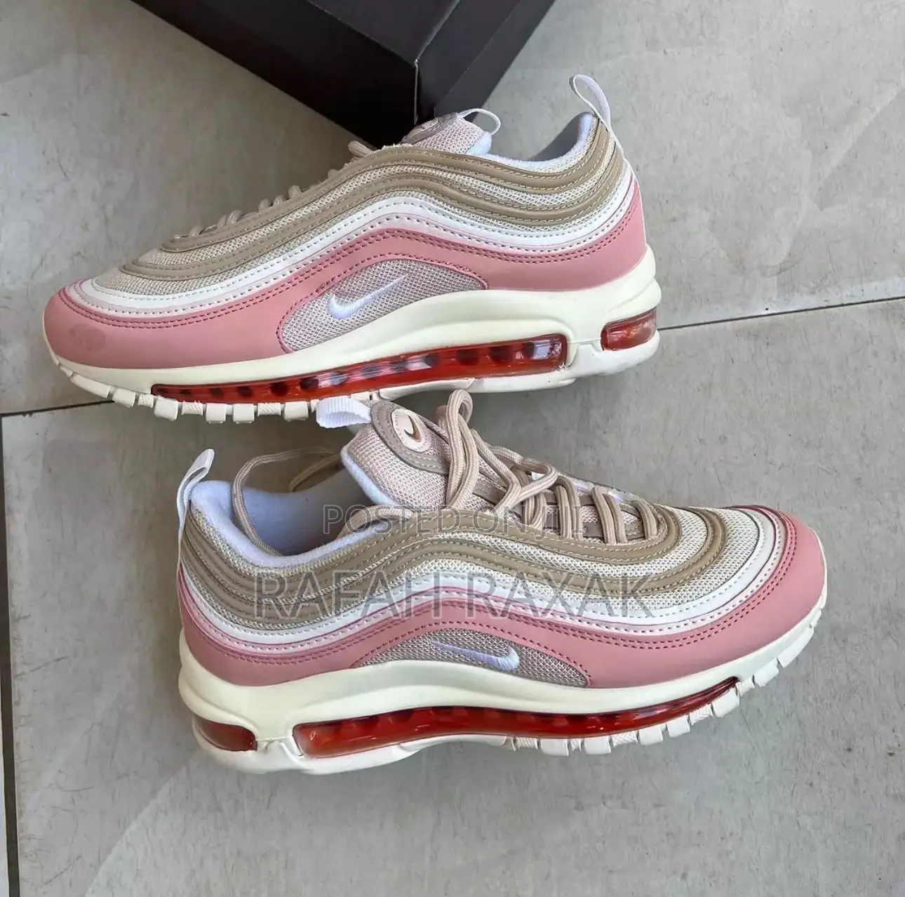 Unisex Nike Air Max 97 Premium “Rush Pink” Sneakers