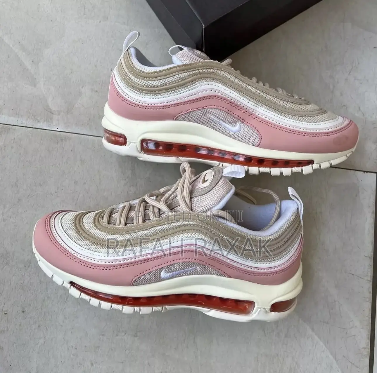 Unisex Nike Air Max 97 Premium “Rush Pink” Sneakers