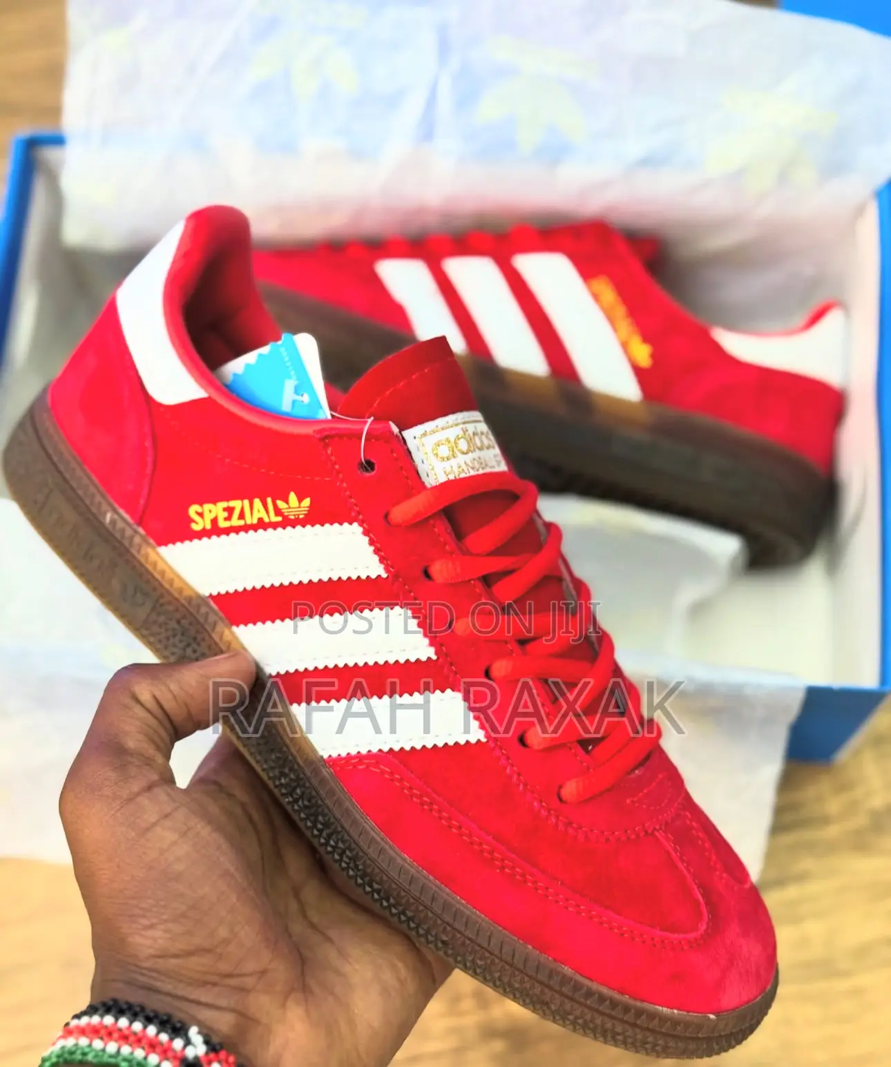 Original Suede Red Adidas Spezial Handball Sneakers