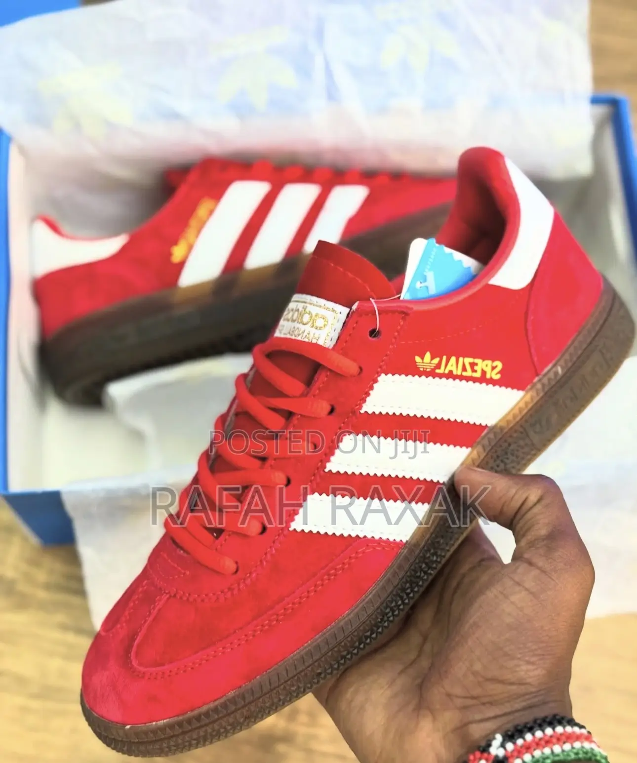 Original Suede Red Adidas Spezial Handball Sneakers