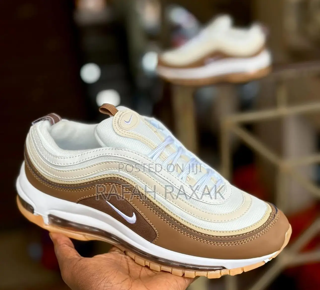 New Classic Nike Air Max 97 Muslin Pink Foam Sneakers