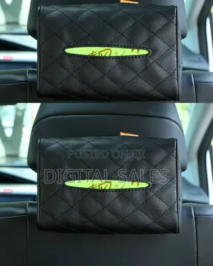 Leather Car Tissue Holder