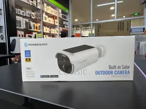 Powerology Built-in Solar Outdoor Camera Hd Ip65 | Motion Detection