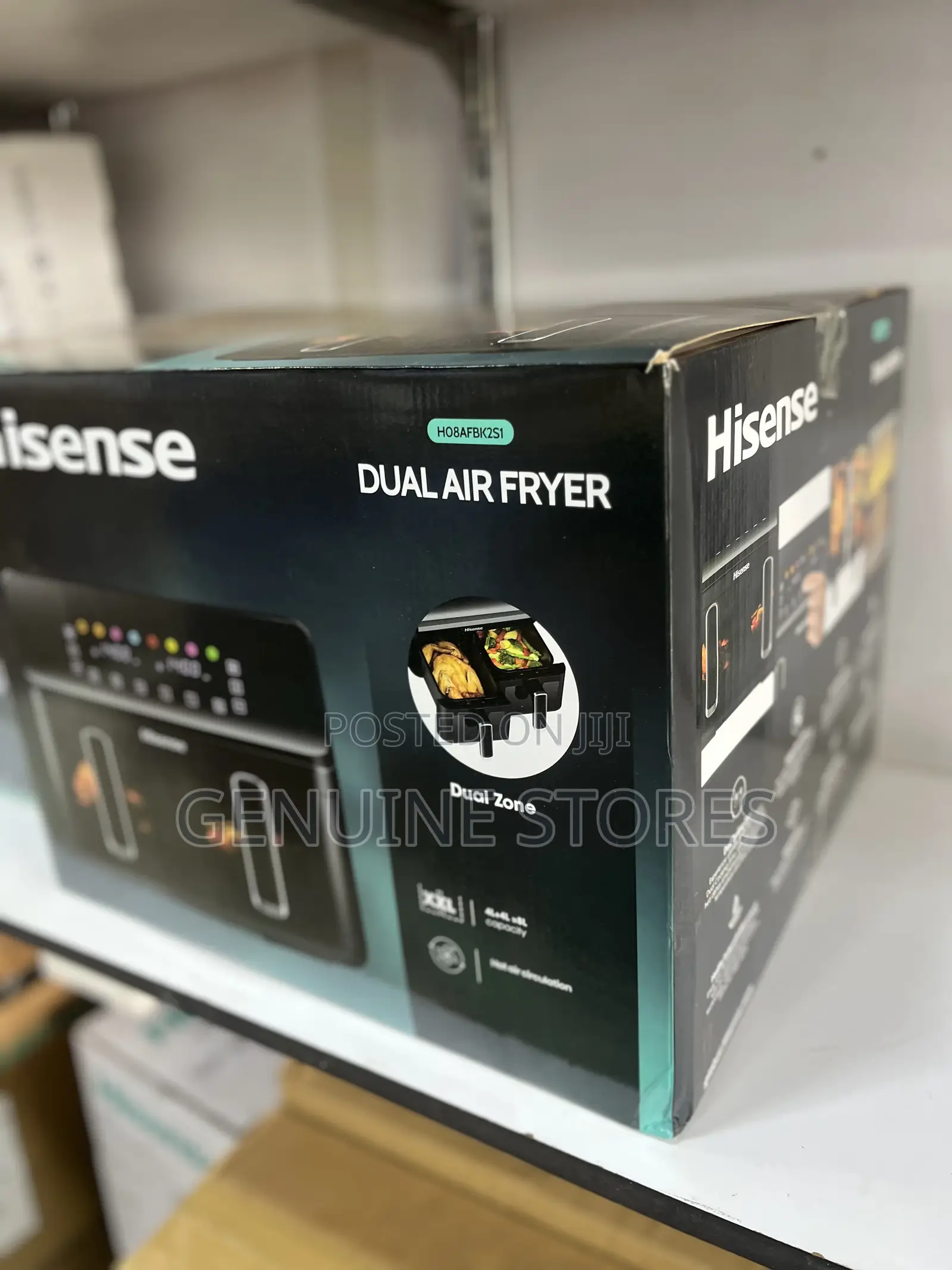 Hisense Dual Air Fryer of 8 Liters / Double Air Fryer