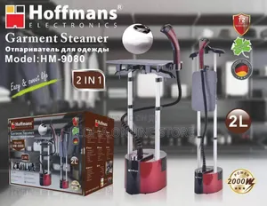 Hoffmans Hm-9080 2-in-1 Garment Steamer Red