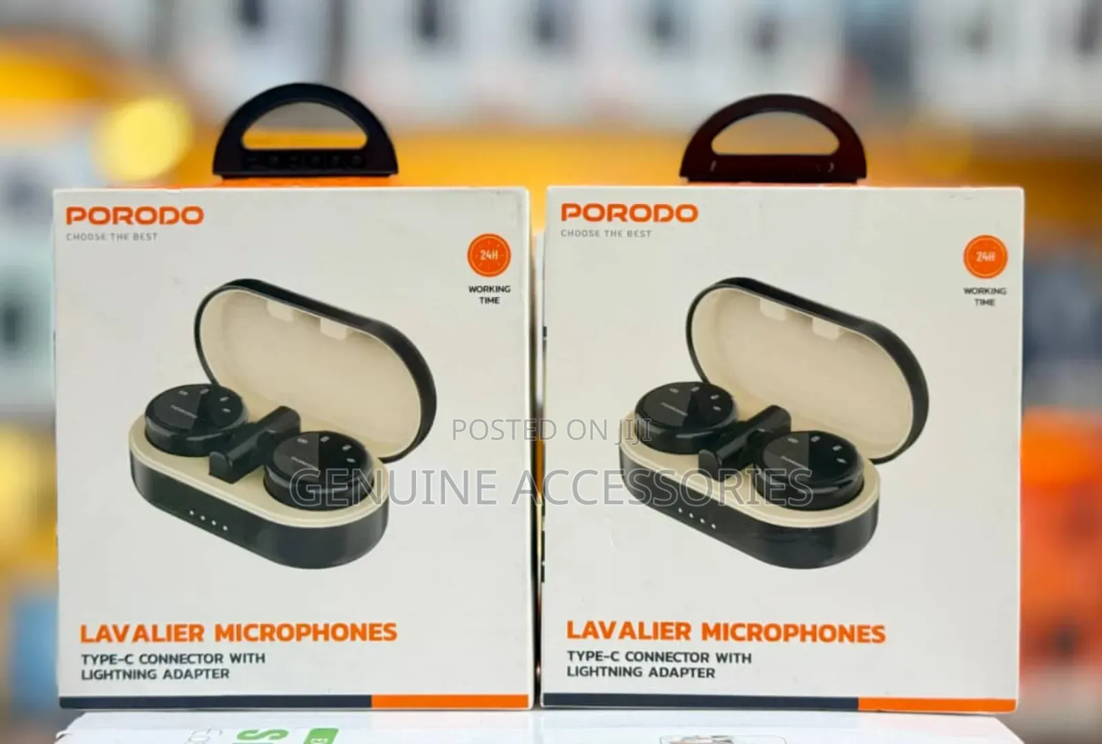 Porodo Lavaliere Wireless Microphones