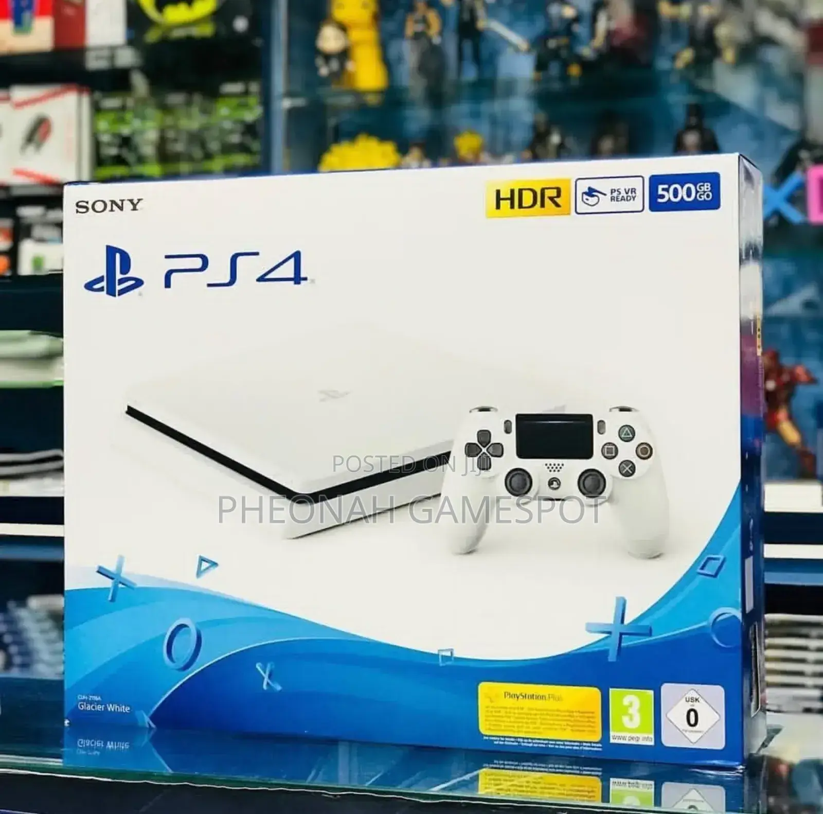 Brand New Playstation 4 Slim Ps4 Slim Console,18 Games 2 Controllers