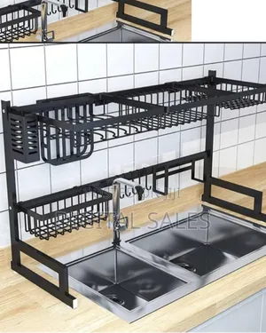 Stainless Over the Sink Dish Rack