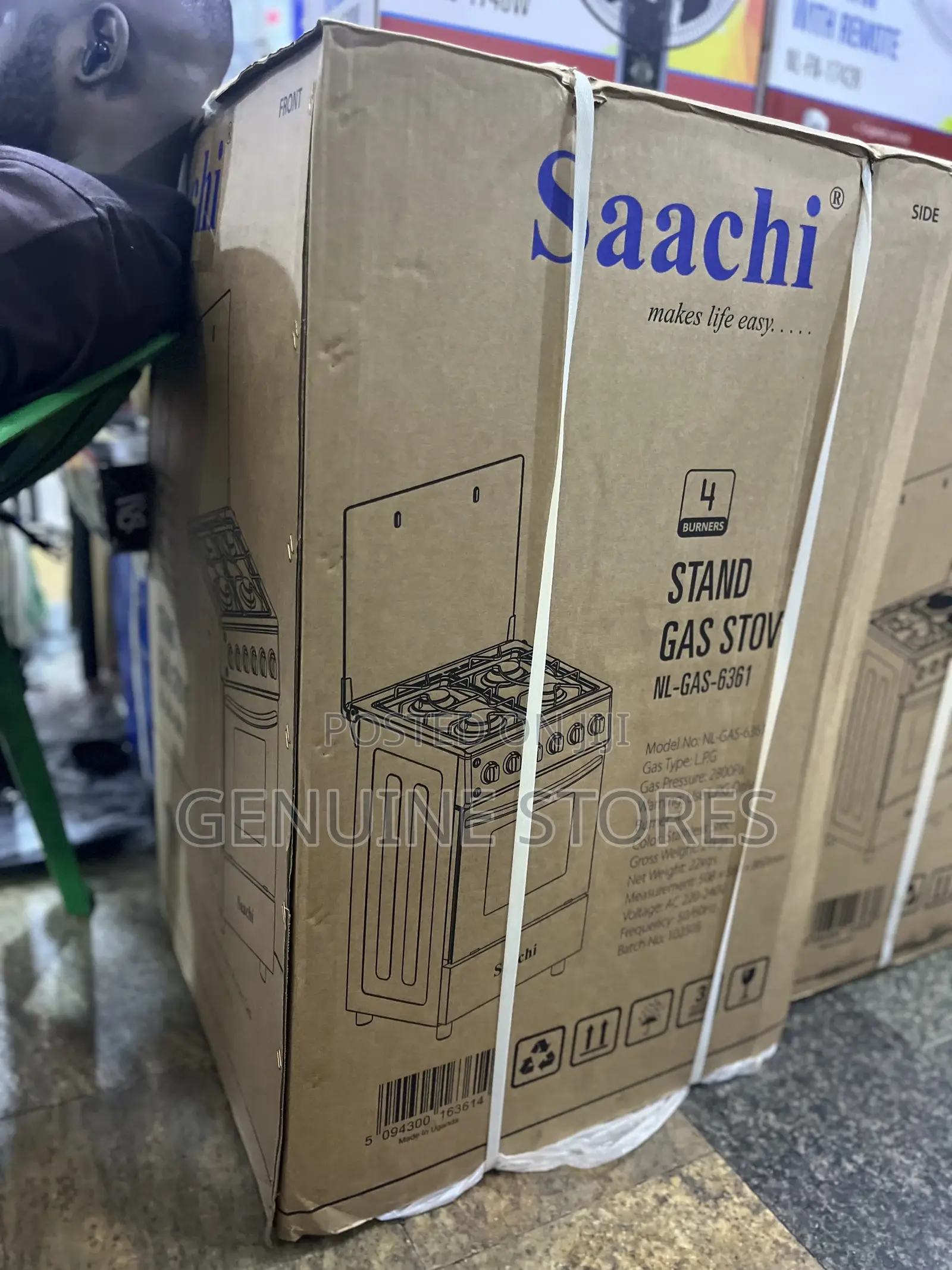 Saachi Full Gas Cooker of 50 by 50cm