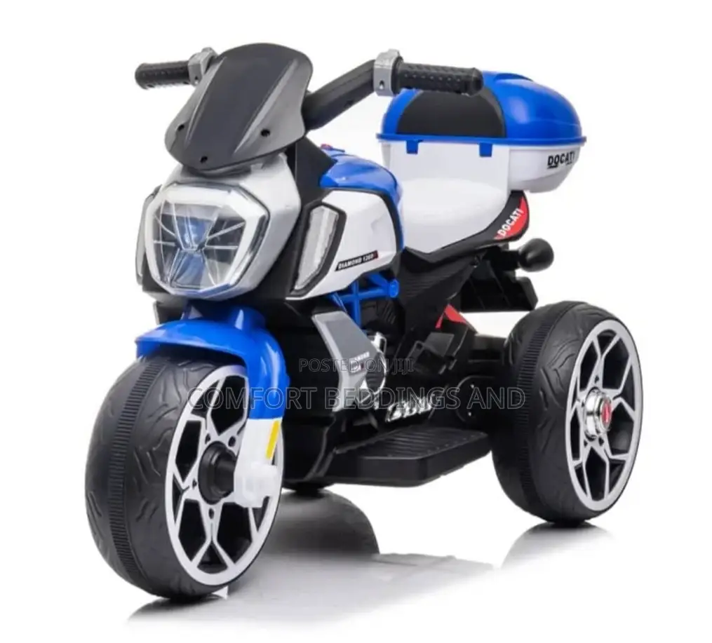 Rechargeable Kids’ Motorcycle Blue With Carrying Case
