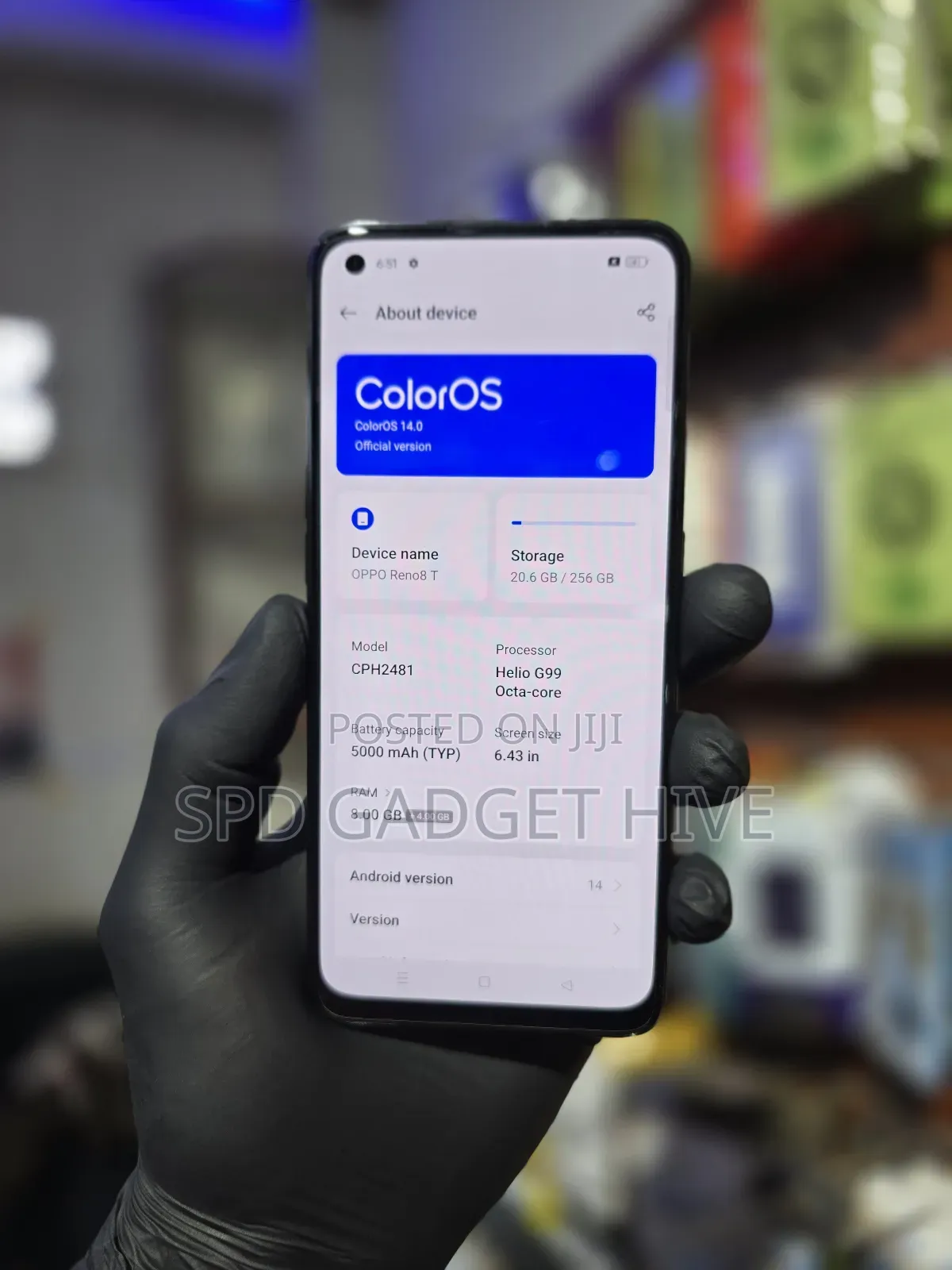 Oppo Reno 8T 256 GB Yellow