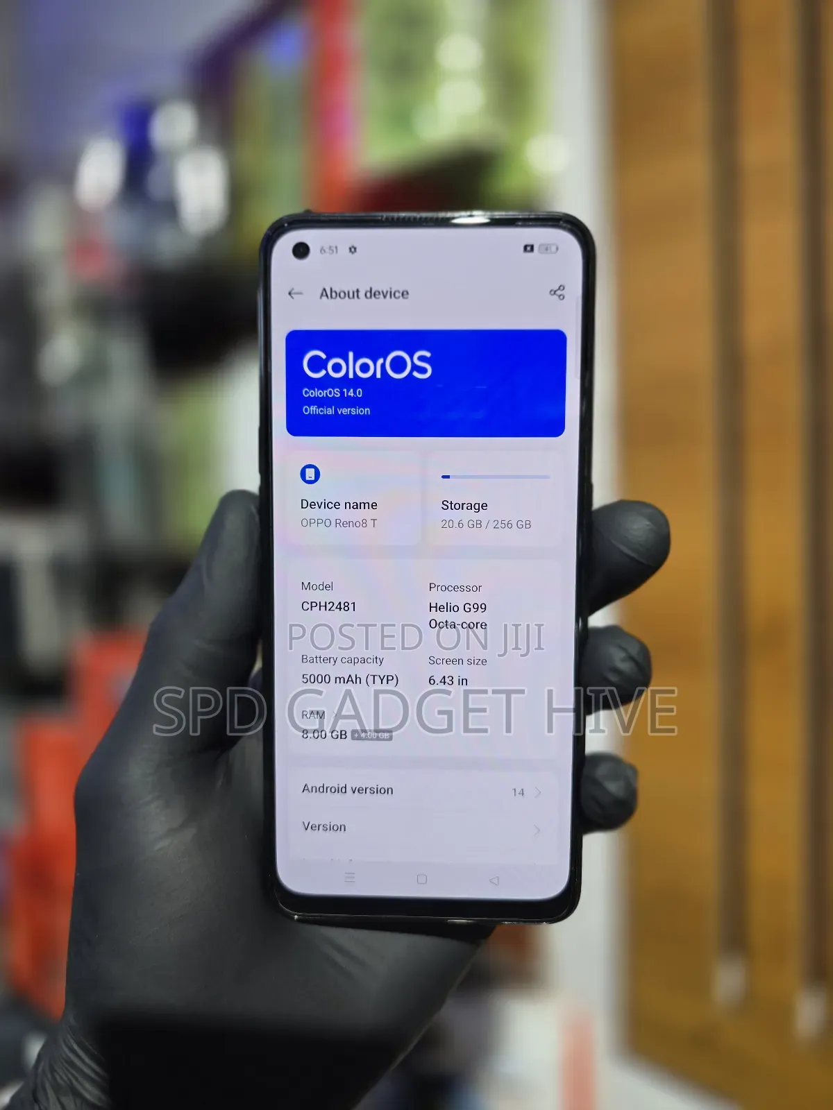 Oppo Reno 8T 256 GB Yellow