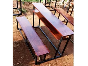 School Desk With Metal Frame