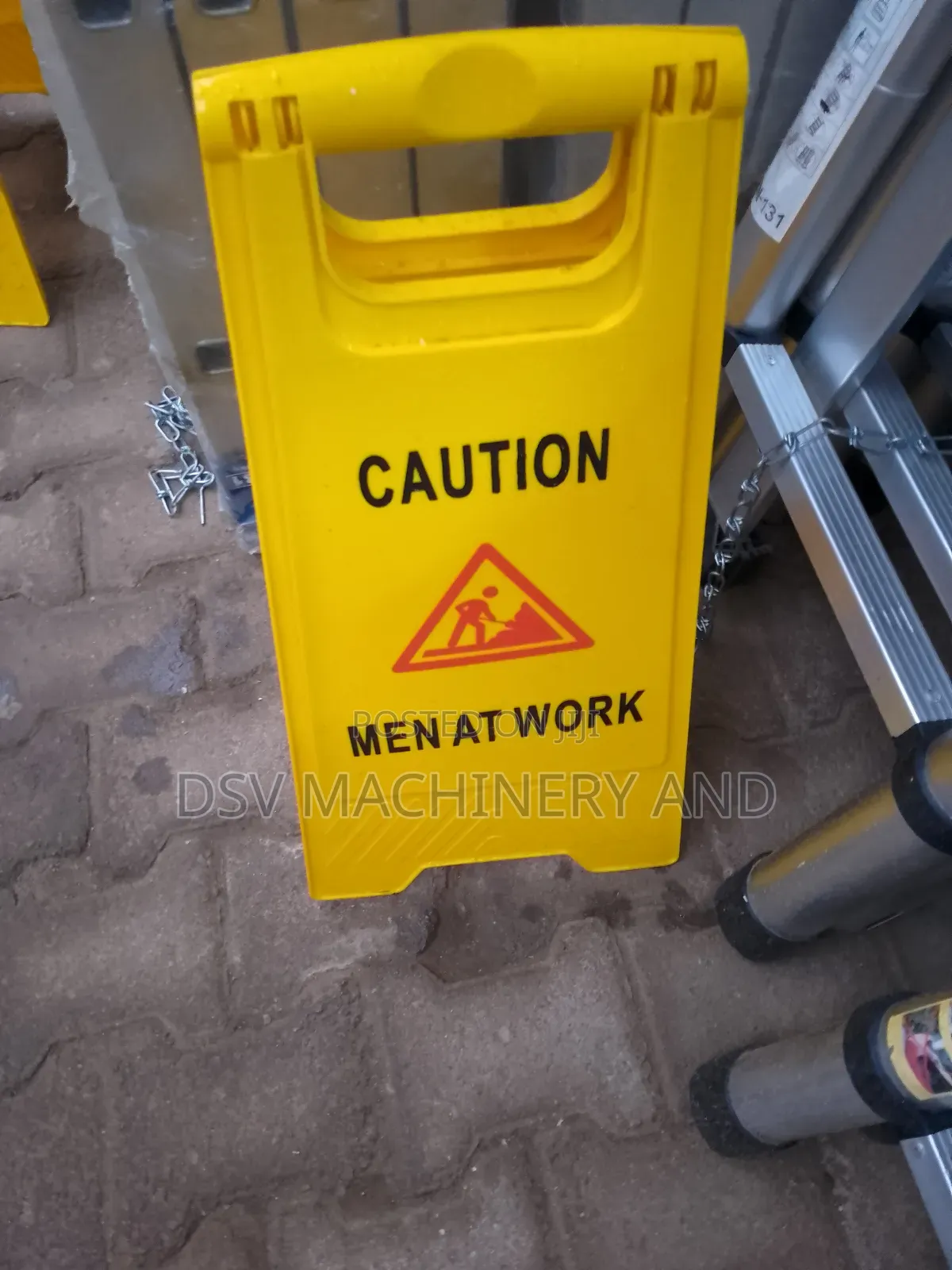Men At Work Signages/Caution For Wet Floor