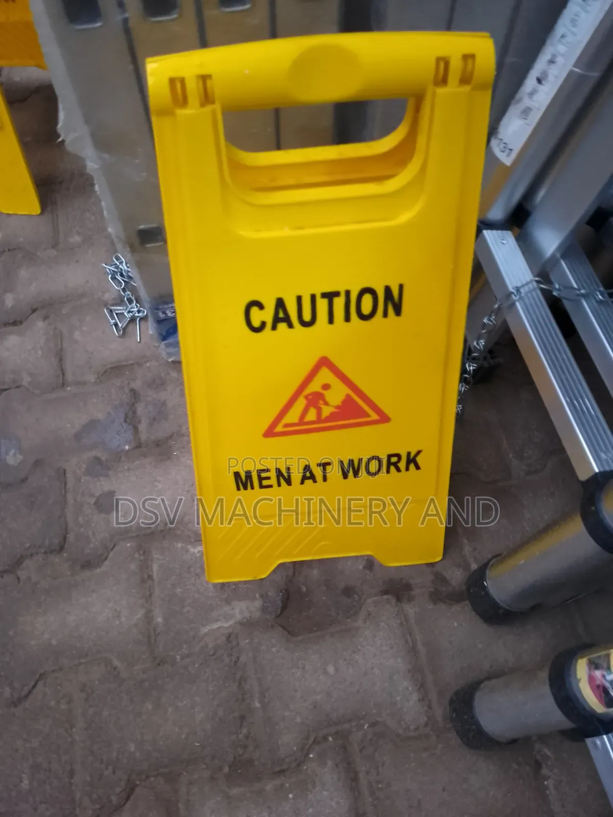 Men At Work Signages/Caution For Wet Floor