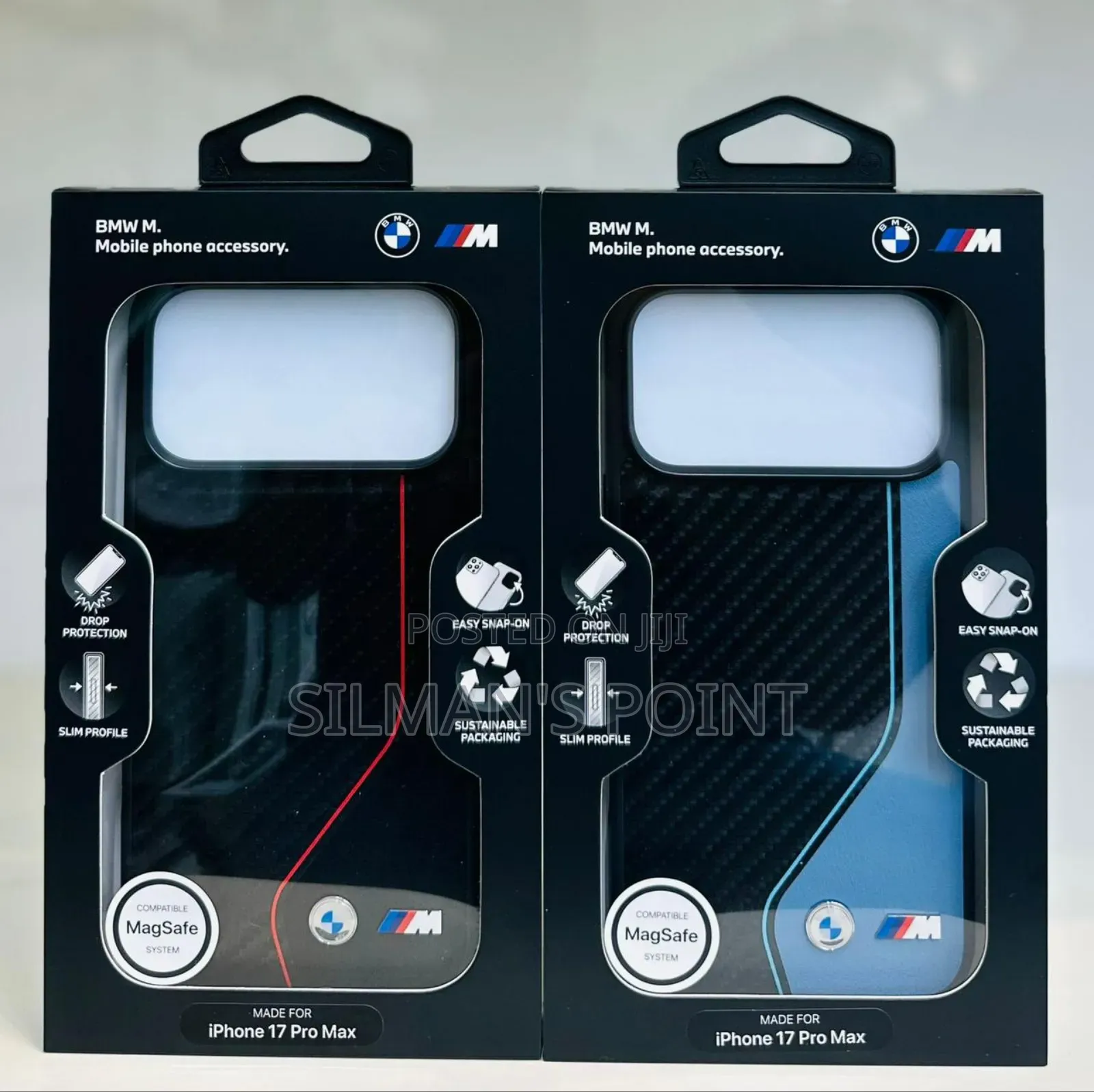 BMW Case for iPhone 17 Pro Max Carbon Fibre