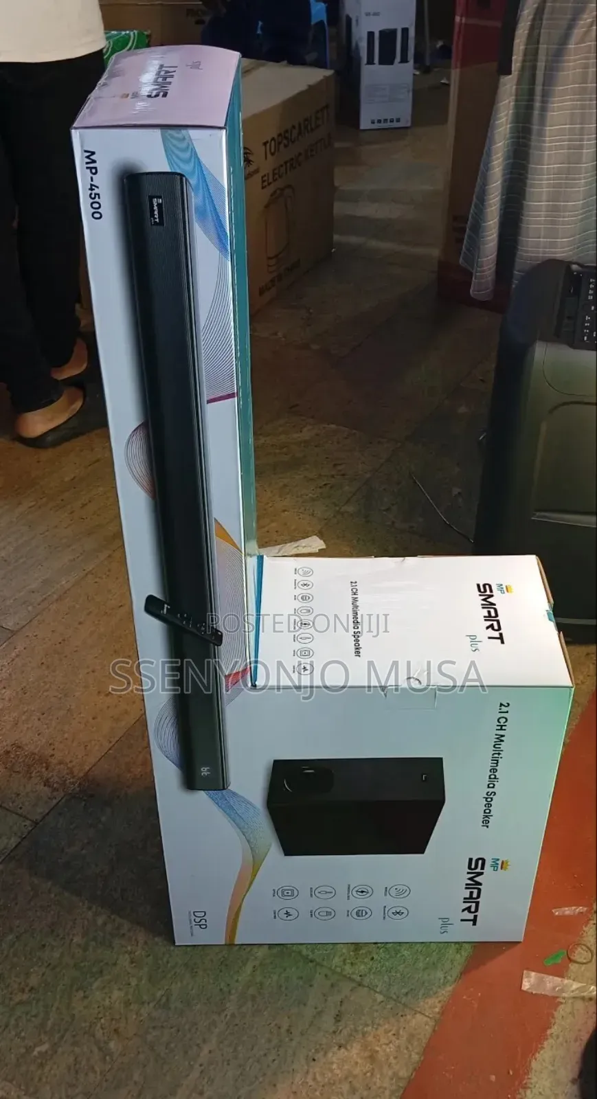 Smart 2.1 Ch Mp-4500 Soundbar With Wireless Subwoofer - Advanced DSP