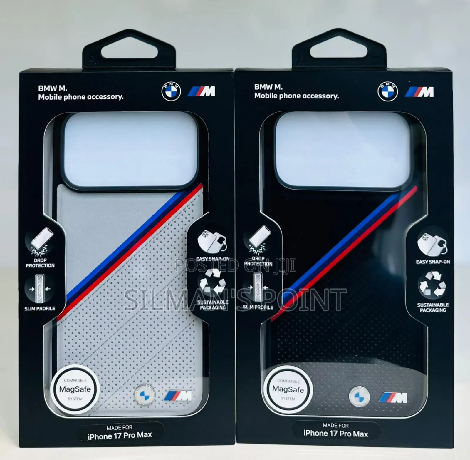 BMW Leather Case for iPhone 17 Pro Max