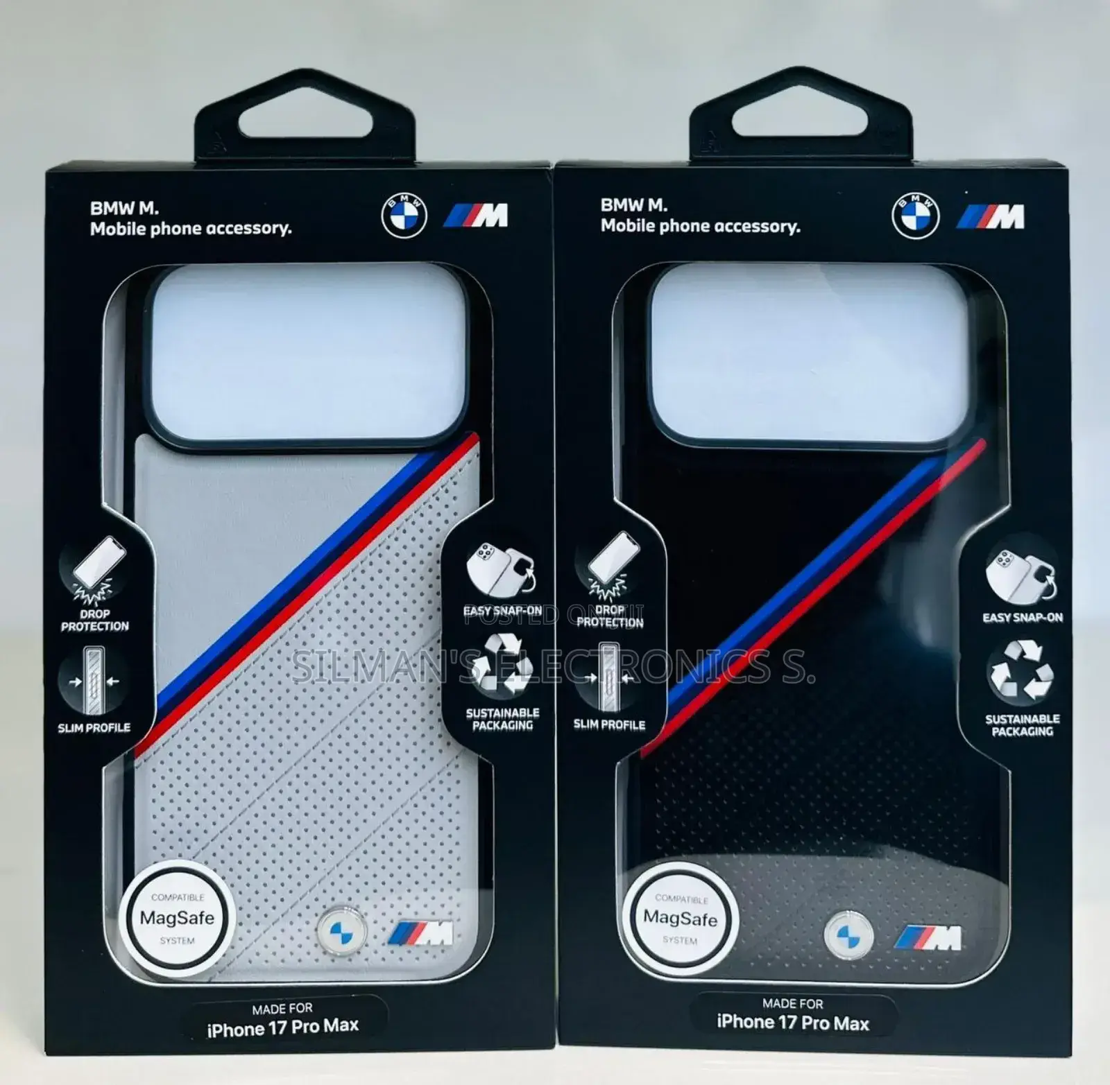 BMW Leather Case for iPhone 17 Pro Max