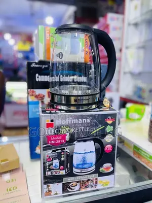2l New Hoffman Glass Kettle 2513