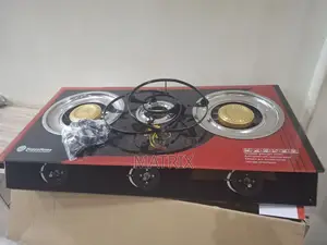 3 Gas Burner Tempered Glass Stove With Automatic Ignition