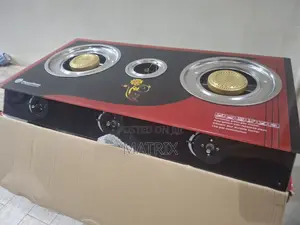 3 Gas Burner Tempered Glass Stove With Automatic Ignition