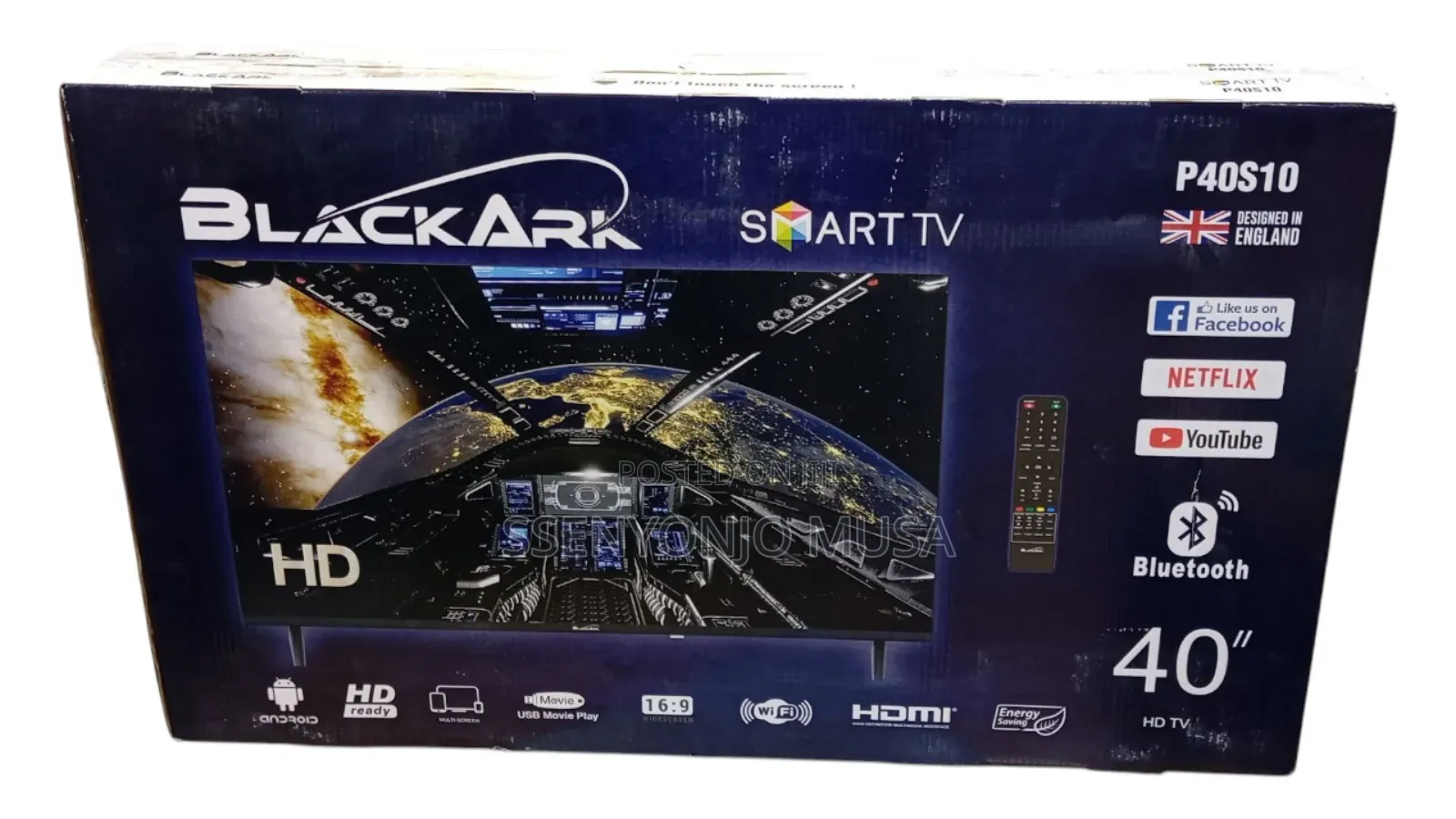 Blackark P40s10 40" Smart Tv - Hd Ready, Led, Hdmi, Usb-