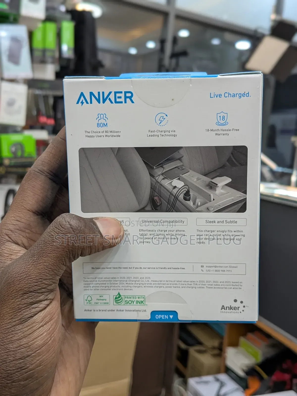 Anker 168watts 3in1 Car Charger