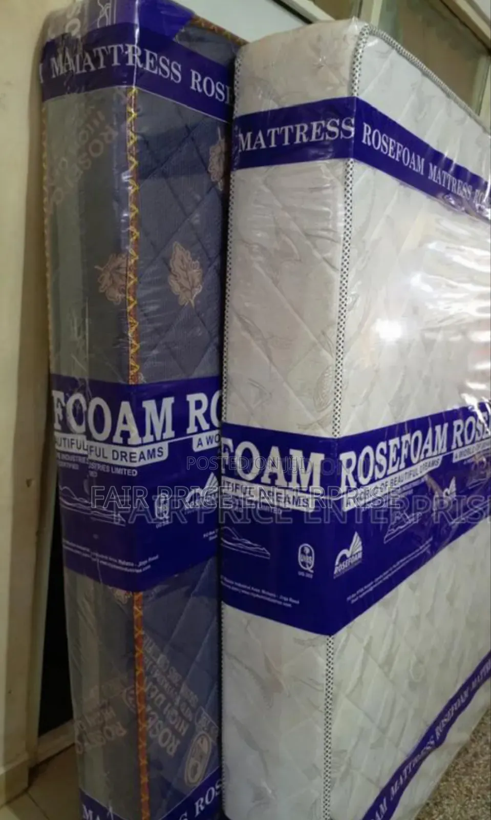 Rose Foam Mattress 5x6 By8 Inches Premium High Density Smart