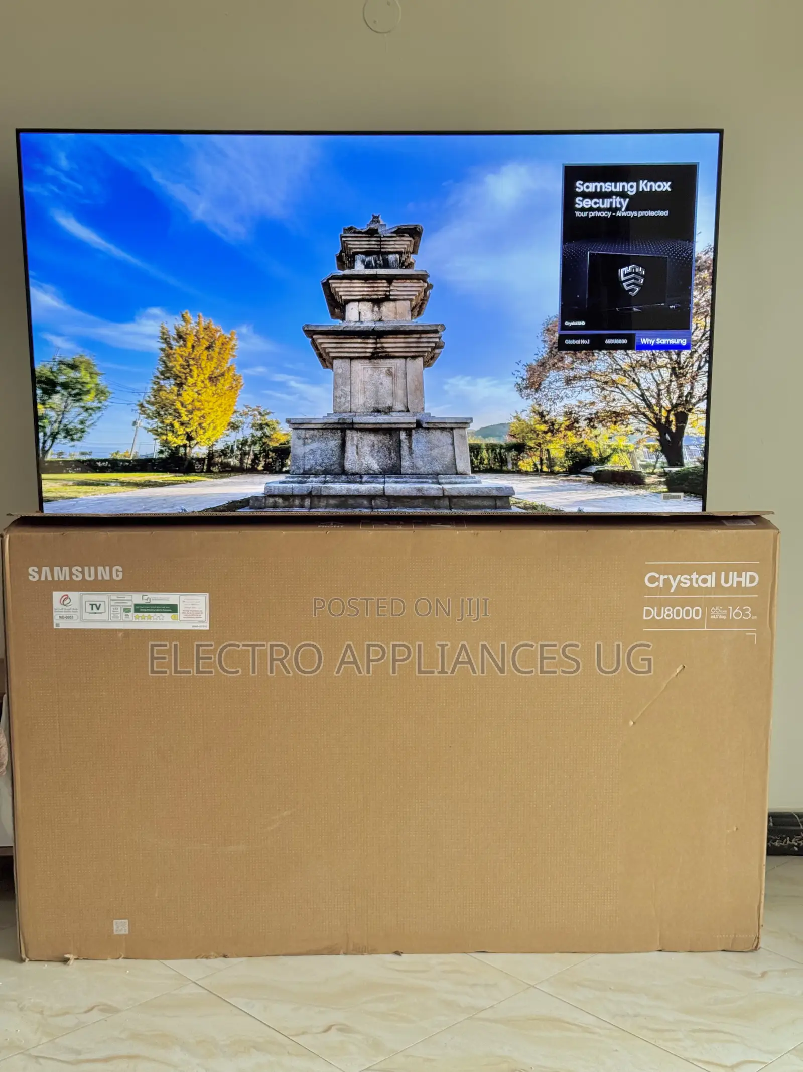 Samsung 65” Crystal Uhd Du8000 Smart Tv