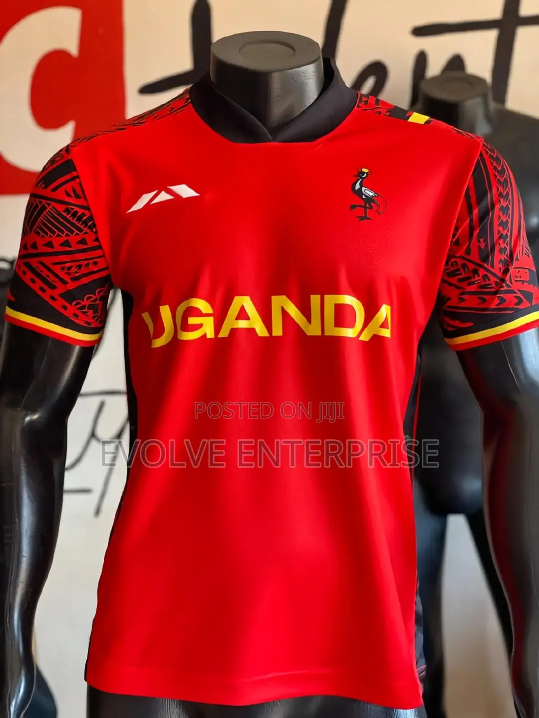 Premium Uganda Cranes Football Soccer Jersey