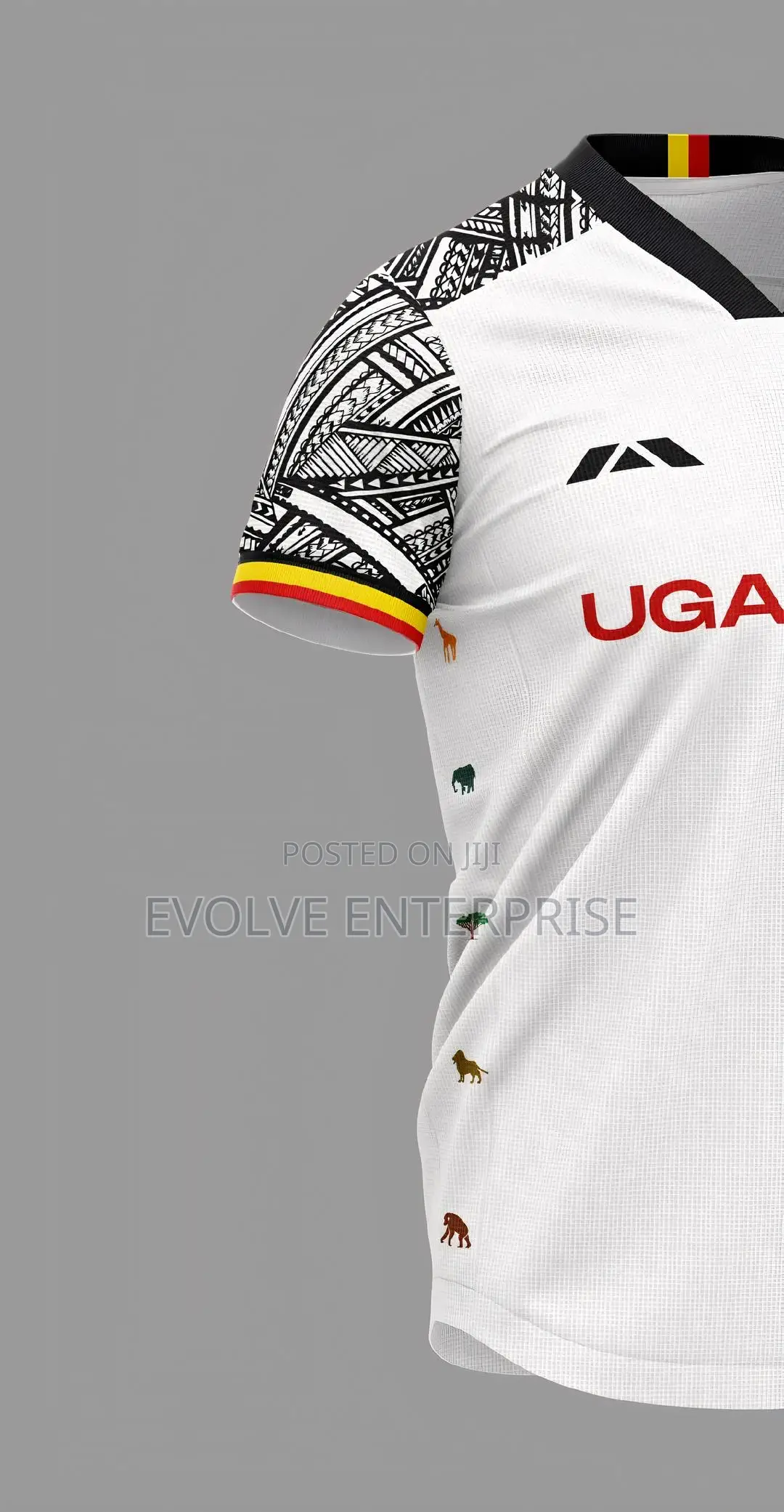 Premium Uganda Cranes Football Soccer Jersey