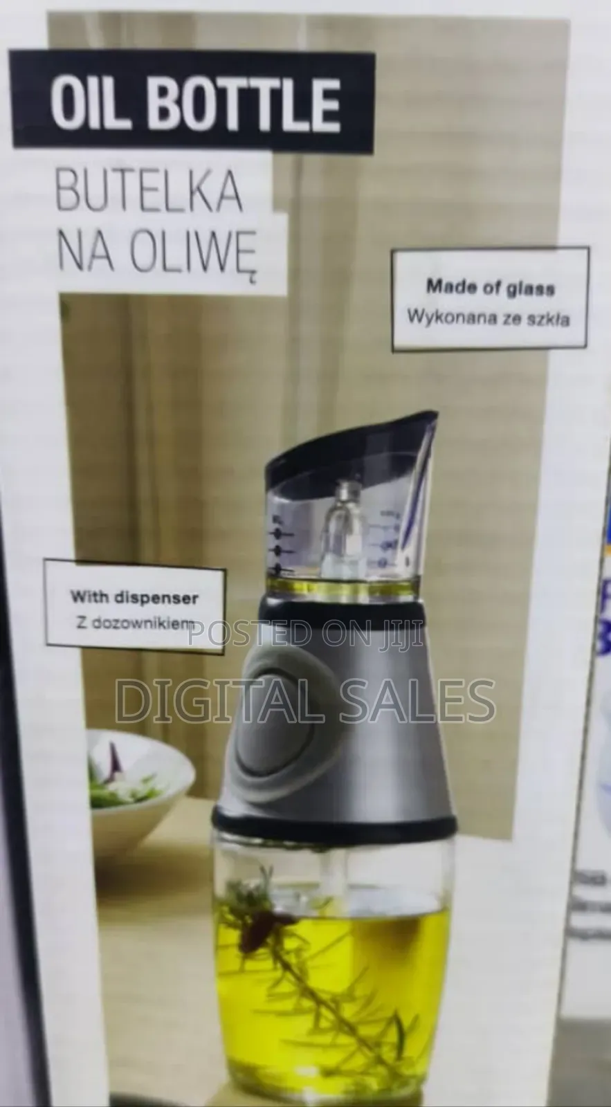 Cooking Oil Vinegar Dispenser Bottle