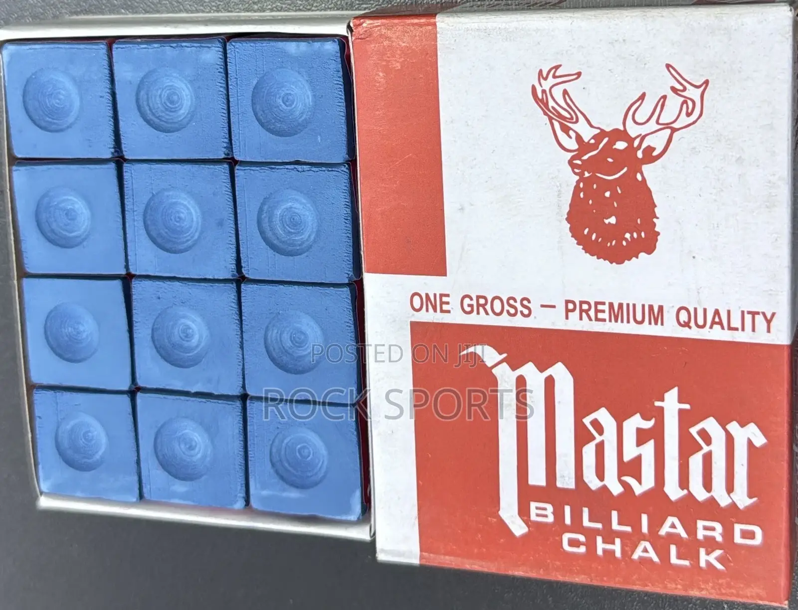 Master Cue Chalk (Pack Of 12pcs)