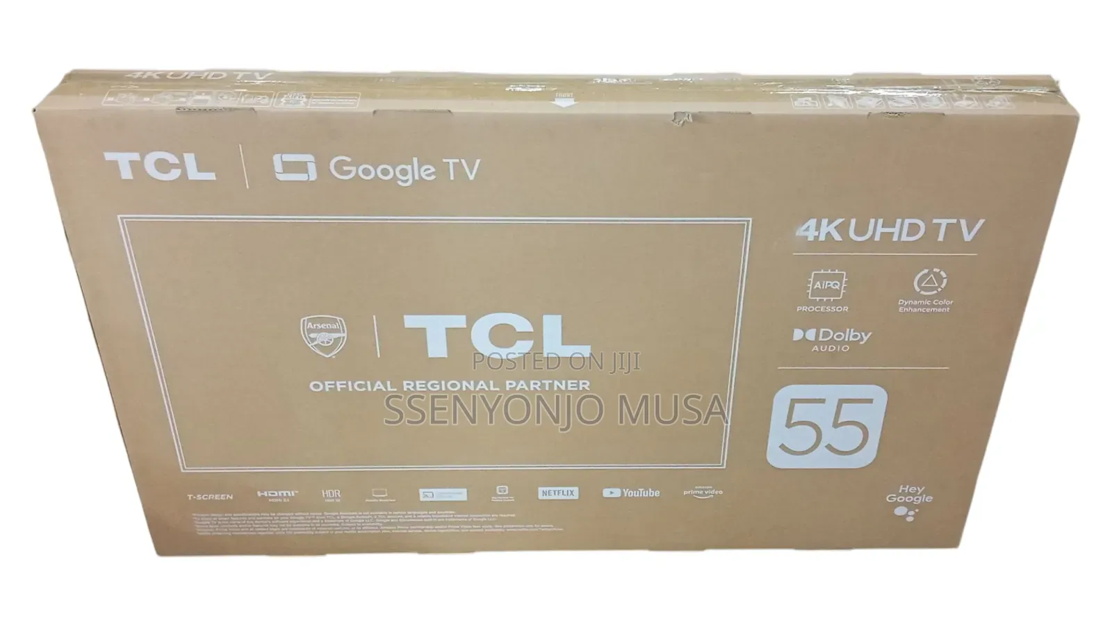 Tcl 55p635 55-inch Uhd Hdr Google Tv-smart Android Led Tv