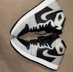 Original Grey/Black Nike Air Jordan 1 High Og Shadow Sneakers